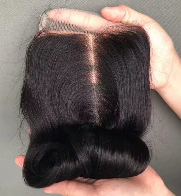10" - 5*5 Closure Bouncy Egg Curl Authentic Vietnamese