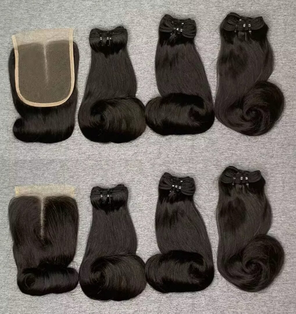 10" - 5*5 Closure Bouncy Egg Curl Authentic Vietnamese