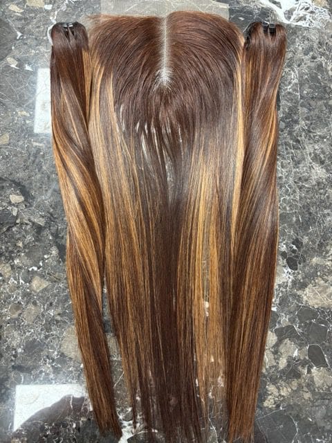 12" 5*5 Piano Vietnamese Bone Straight Closure
