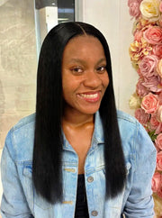Brazilian Lace 4*4 Straight Wig 180% Density