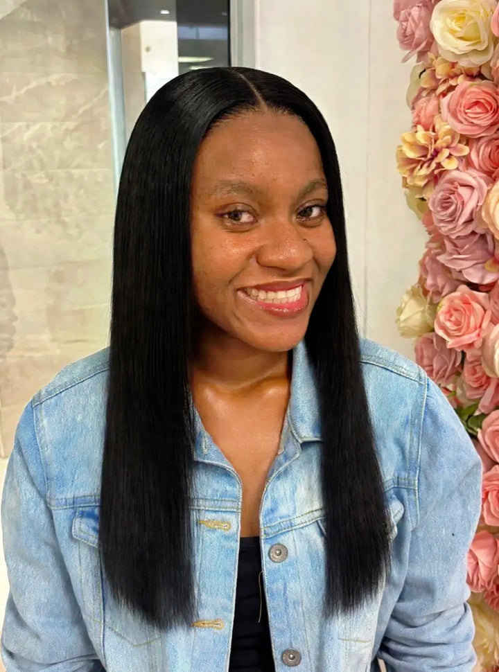 Brazilian Lace 4*4 Straight Wig 180% Density