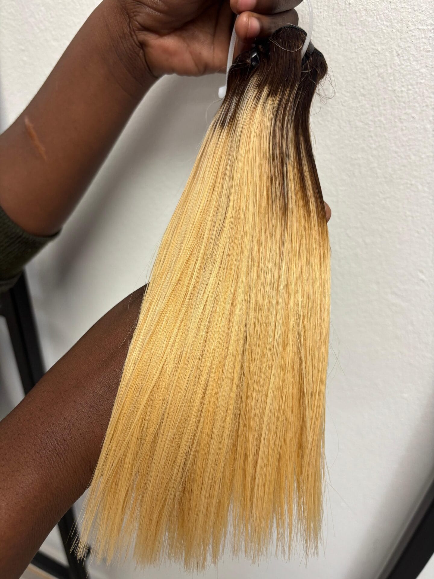 Blonde Ombre Authentic Vietnamese Bone Straight Bundle 70g
