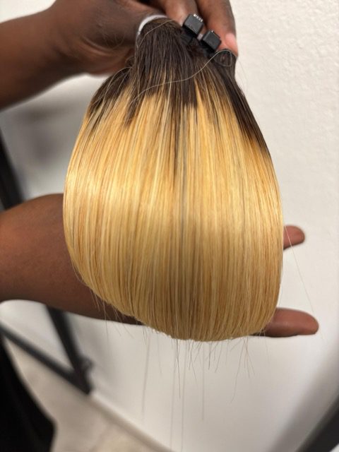 Blonde Ombre Authentic Vietnamese Bone Straight Bundle 70g