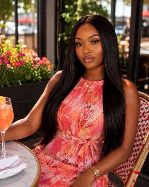 Brazilian Lace 24" 4*4 Straight Wig 180% Density
