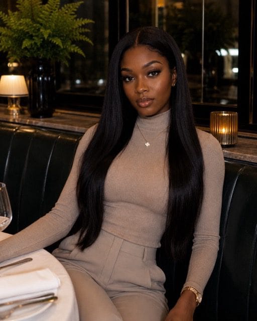 Brazilian Lace 30" 4*4 Straight Wig 180% Density