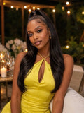 Brazilian Straight Lace Frontal 13*4 Wig Natural Black
