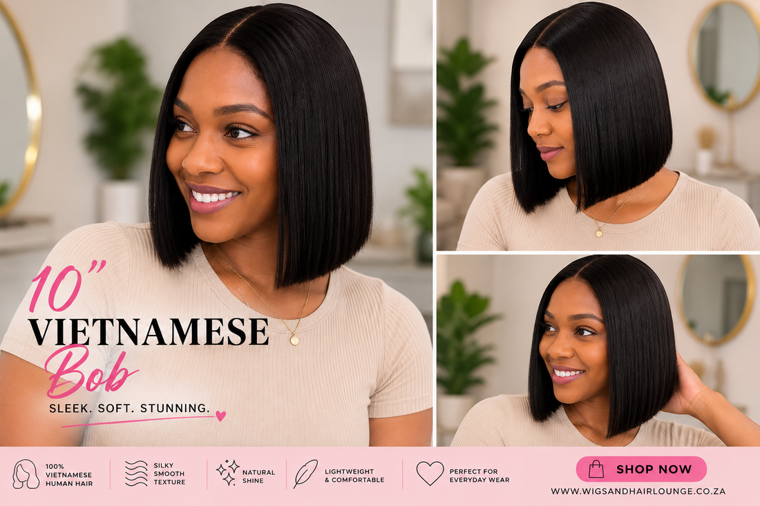 Vietnamese Bone Straight 5*5 Lace Wig Black SDD