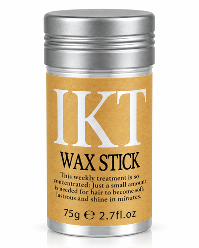 IKT Wax Stick in a silver tube with a gold label