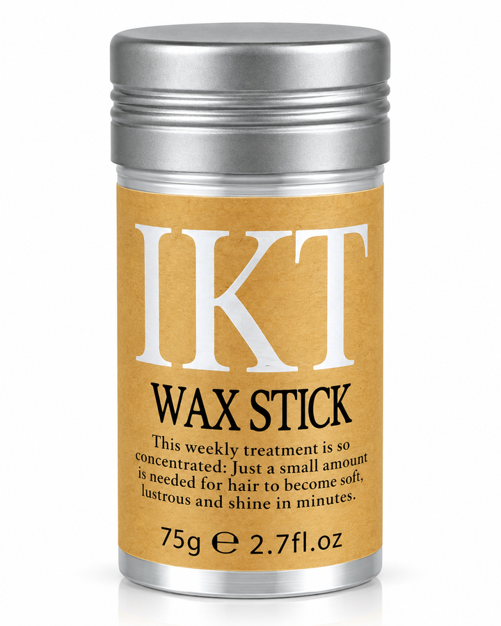 IKT Wax Stick in a silver tube with a gold label