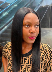 Vietnamese Bone Straight 5*5 Lace Wig Black SDD