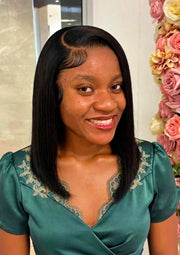 Brazilian Lace 4*4 Straight Wig 180% Density