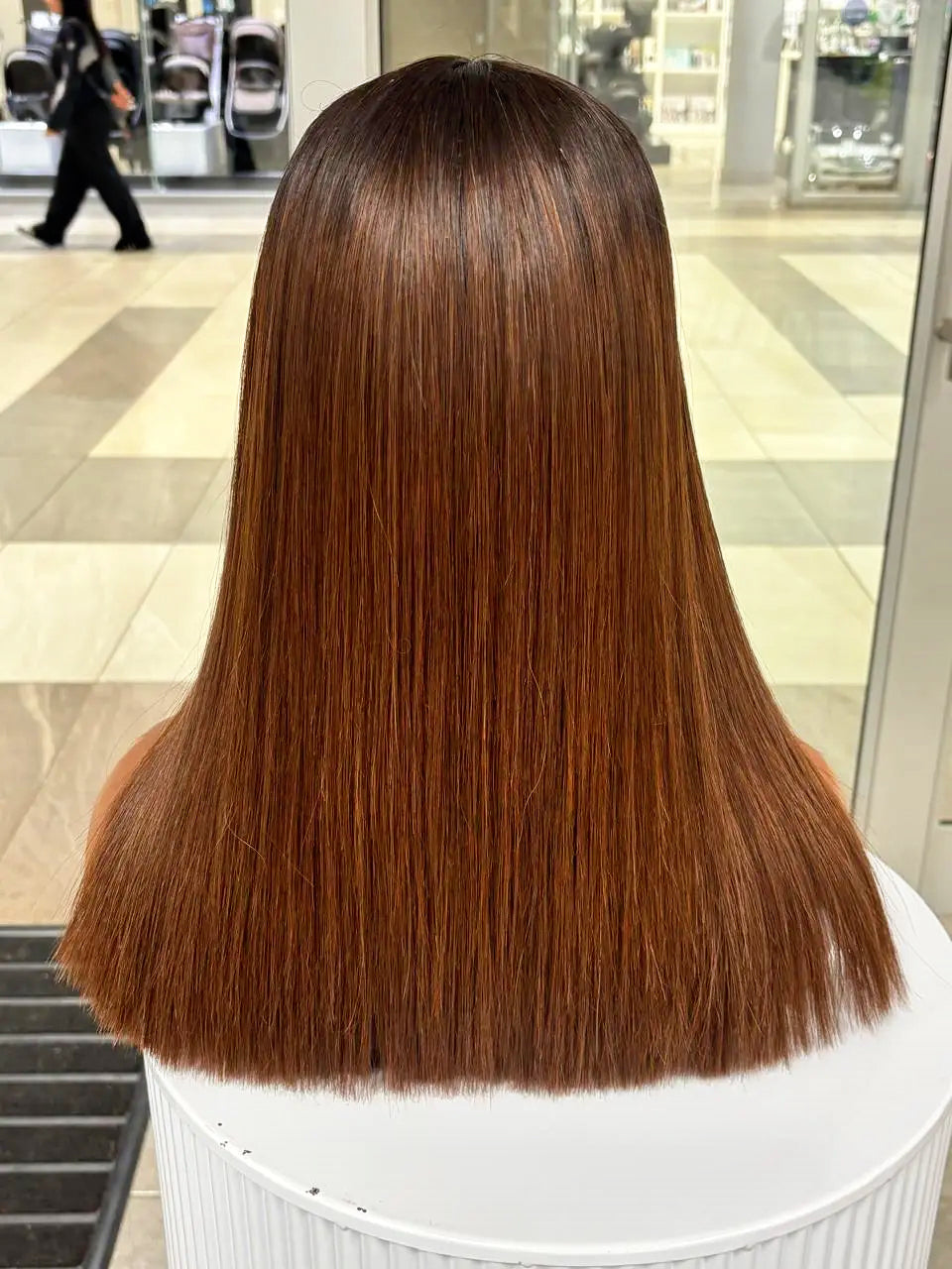 SDD Vietnamese Bone Straight 5*5 Lace Wig Ombre Brown