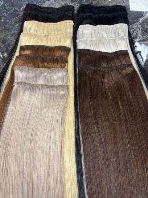 20" Clip-In Hair Extensions European Remy 120g 5 Wefts
