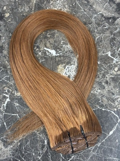 20" Clip-In Hair Extensions European Remy 120g 5 Wefts