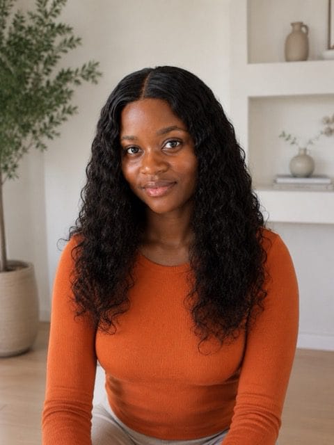 Brazilian Water Wave 22" 4×4 Lace Wig  180% Density - Black