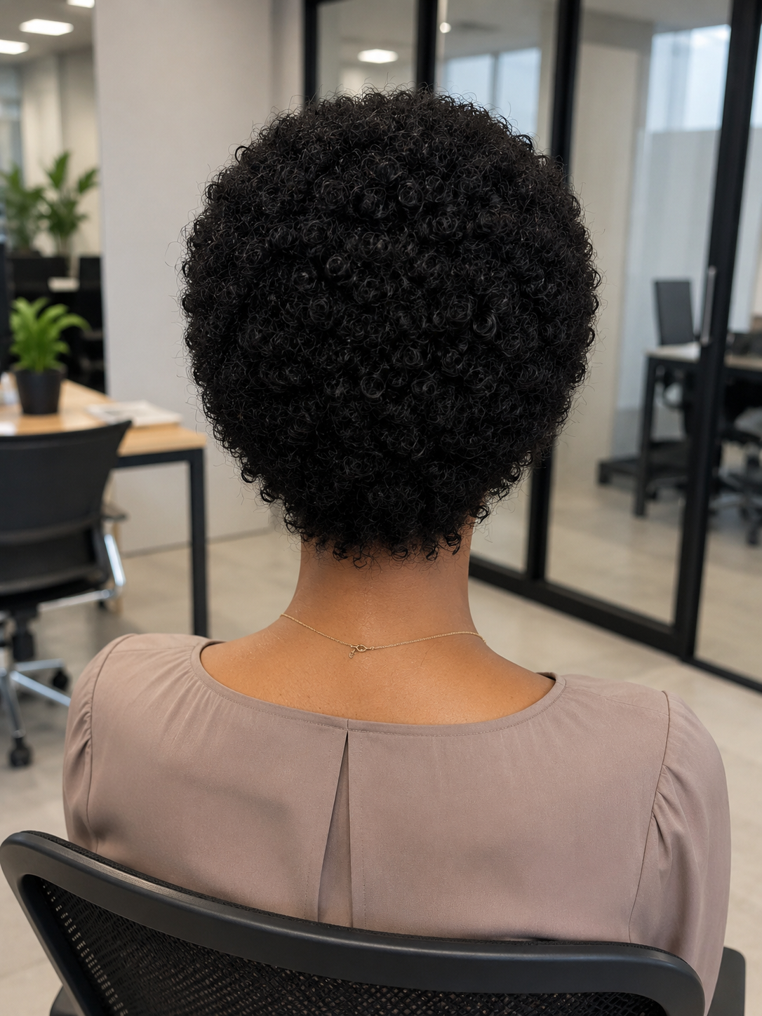 Brazilian Curly Afro Full Cap