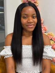 Brazilian Lace 22" 4*4 Straight Wig 180% Density