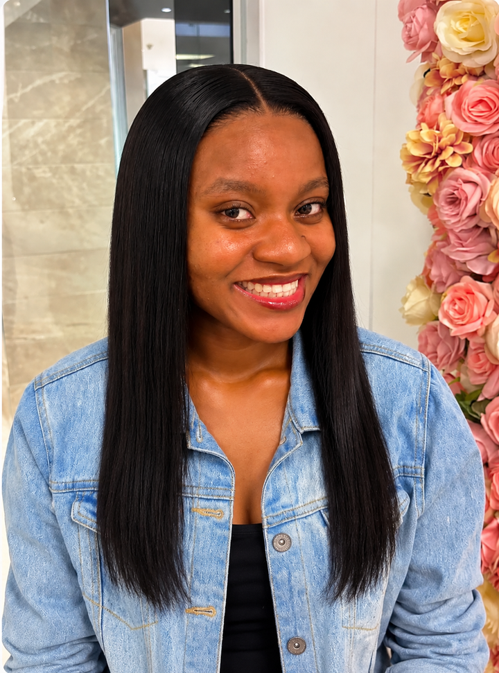 Brazilian Lace 22" 4*4 Straight Wig 180% Density