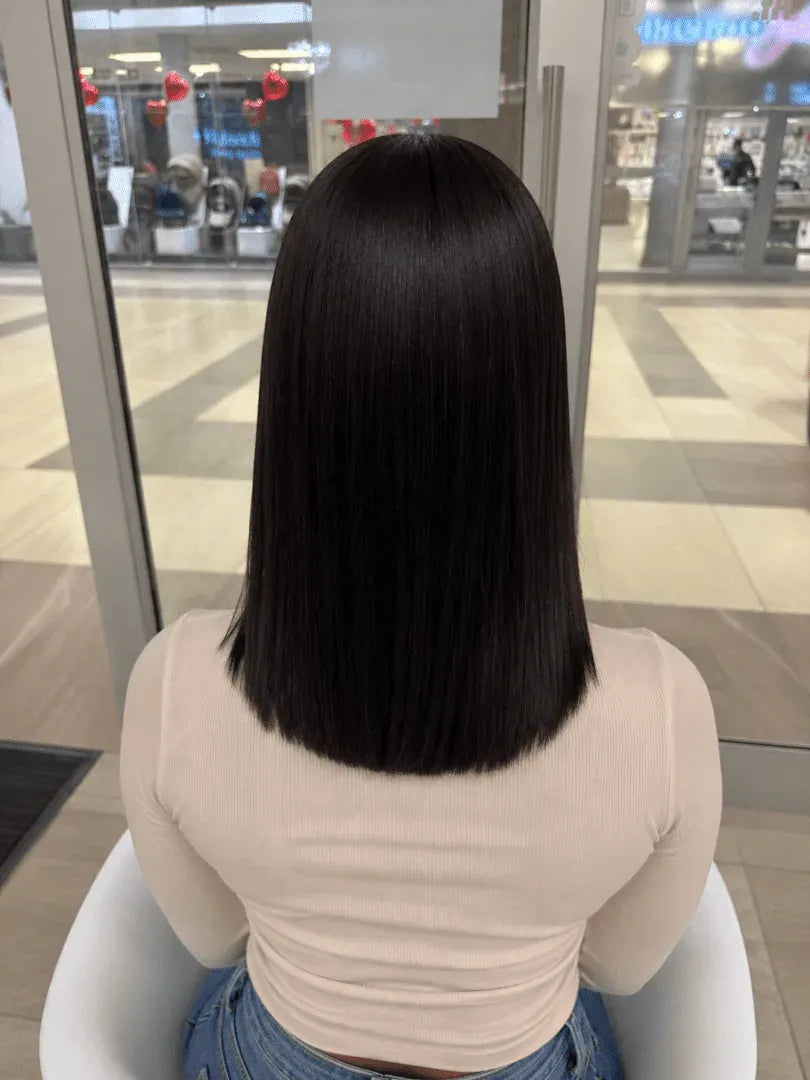 Vietnamese Bone Straight 5*5 Lace Wig Black SDD