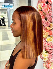 Vietnamese Bone Straight 5*5 Lace Wig Piano SDD