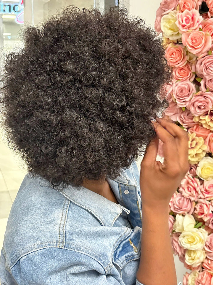 Brazilian Curly Afro Full Cap
