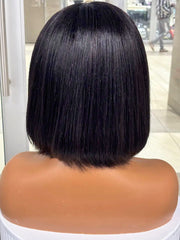 Brazilian Headband Wig Straight 10" - back mannequin view