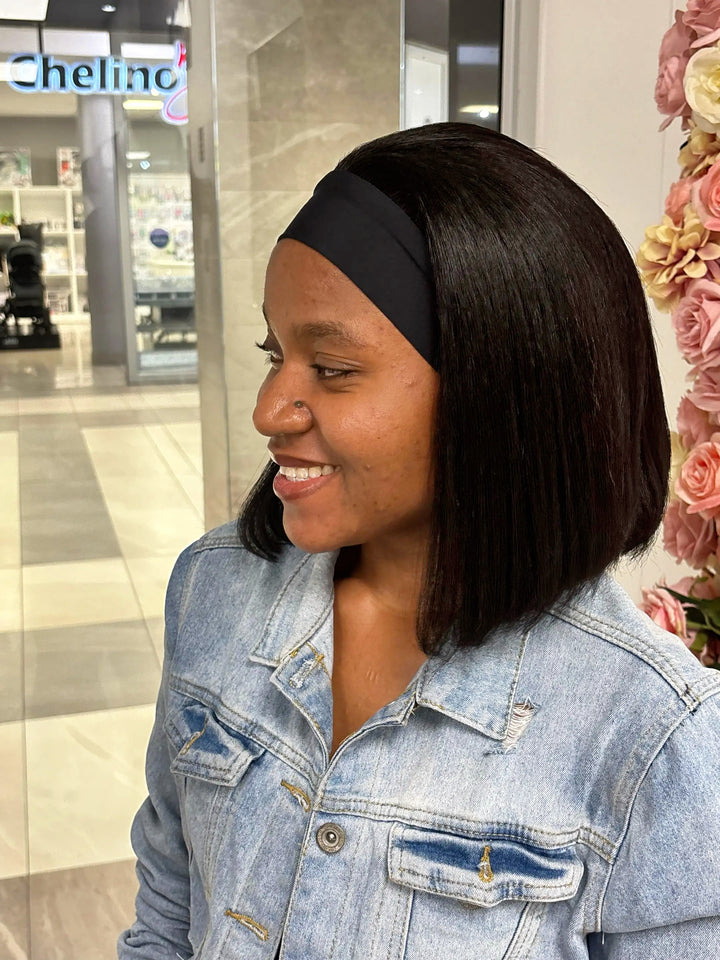 Brazilian Headband Wig - Straight - 10"