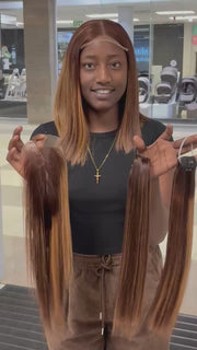 Vietnamese Bone Straight 5*5 Lace Wig Piano SDD