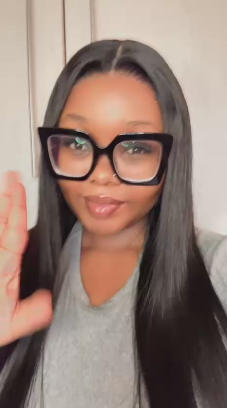 Brazilian Lace 24" 4*4 Straight Wig 180% Density