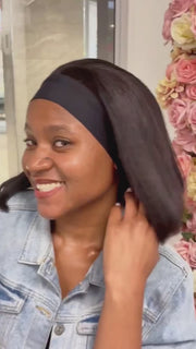 Brazilian Headband Wig - Straight - 10"