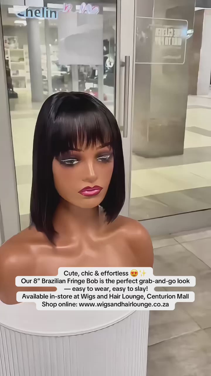Brazilian Fringe Bob – 8"