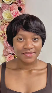 Brazilian Pixie Wig Black - Straight