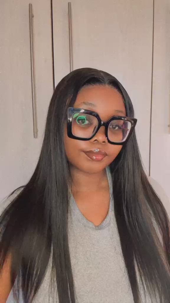 Brazilian Lace 24" 4*4 Straight Wig 180% Density